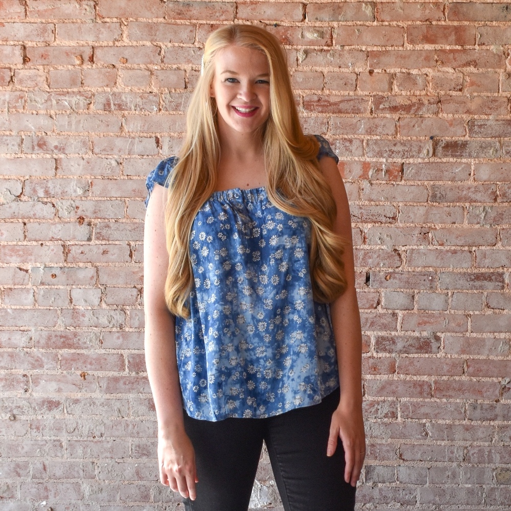 Plus Size Curvy (1X,2X,3X) Sunflower Top